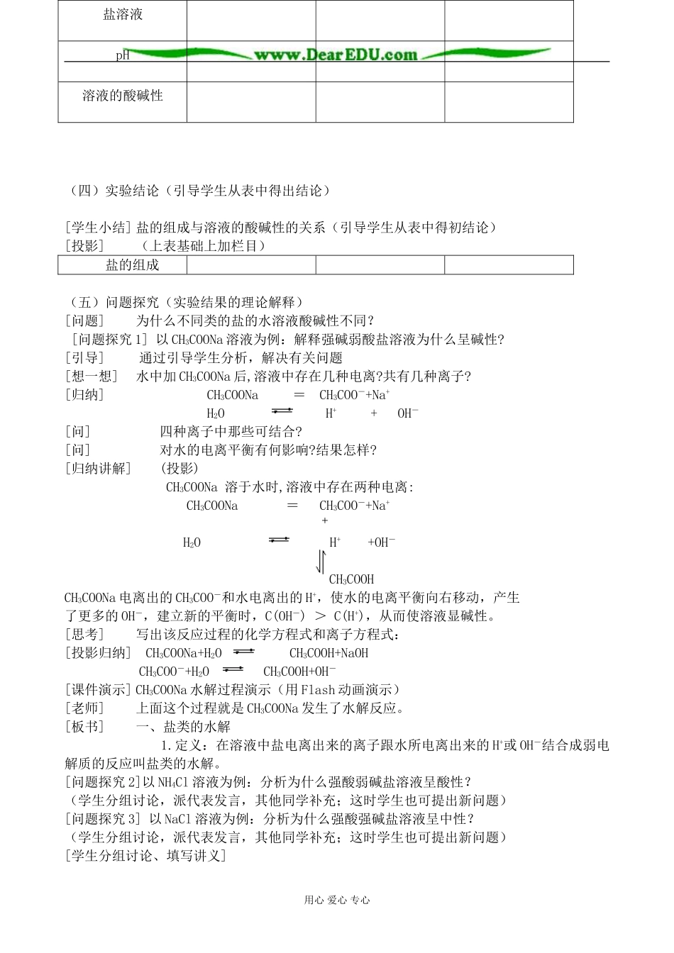 人教版高中化学第二册必修盐类的水解4_第2页