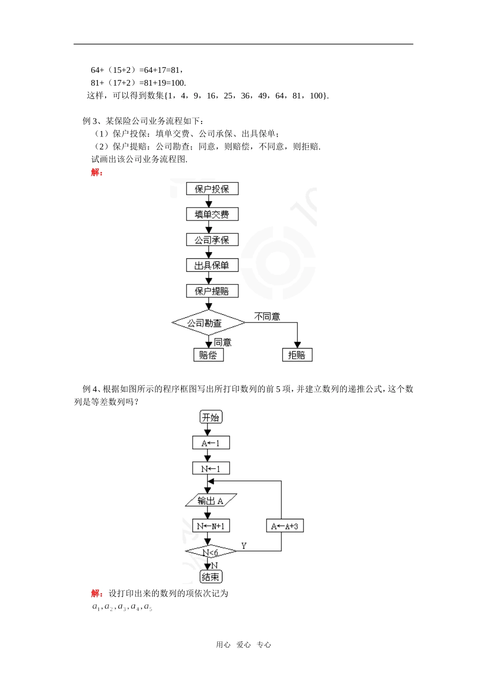 高一数学框图的复习人教实验版（A）知识精讲_第3页