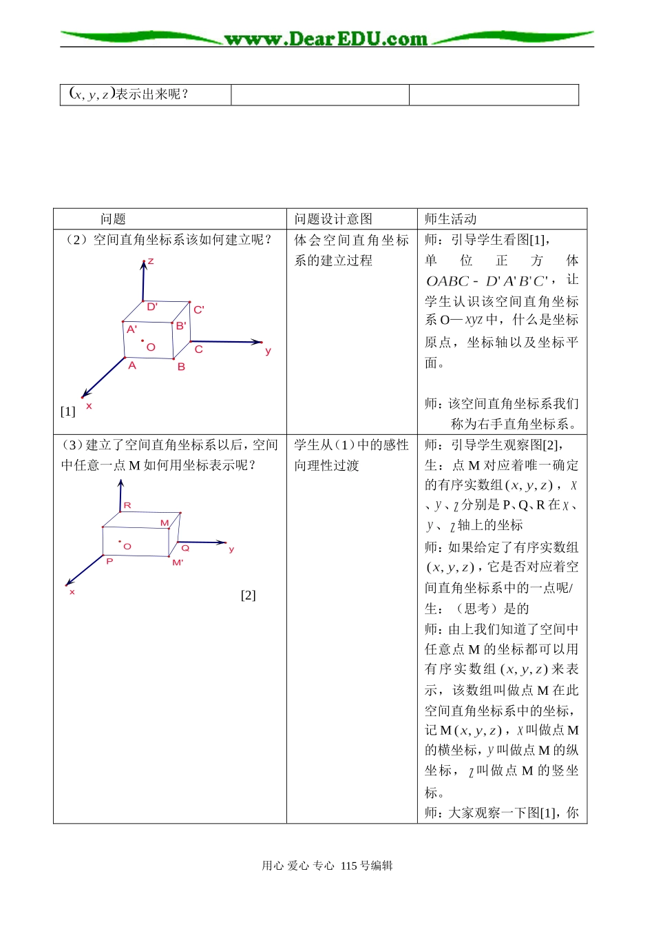 高一数学必修２ 空间直角坐标系_第2页