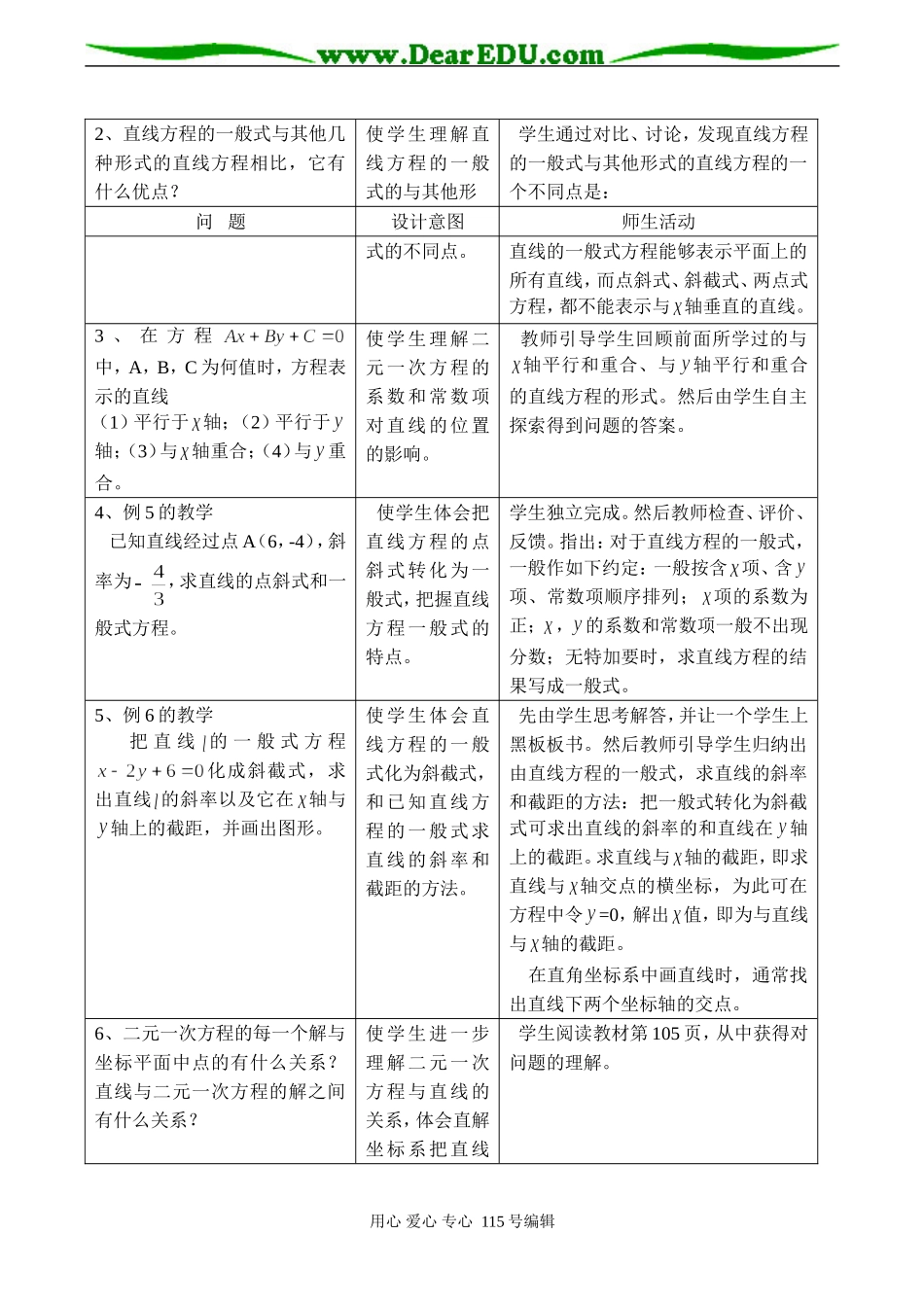 高一数学必修２ 直线的一般式方程_第2页