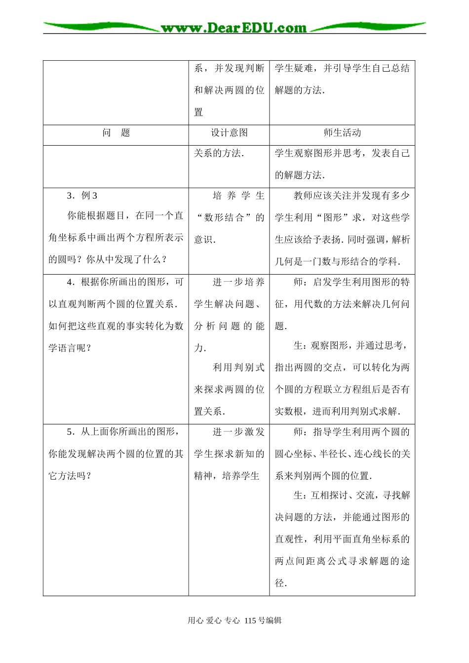 高一数学必修２ 圆与圆的位置关系_第2页