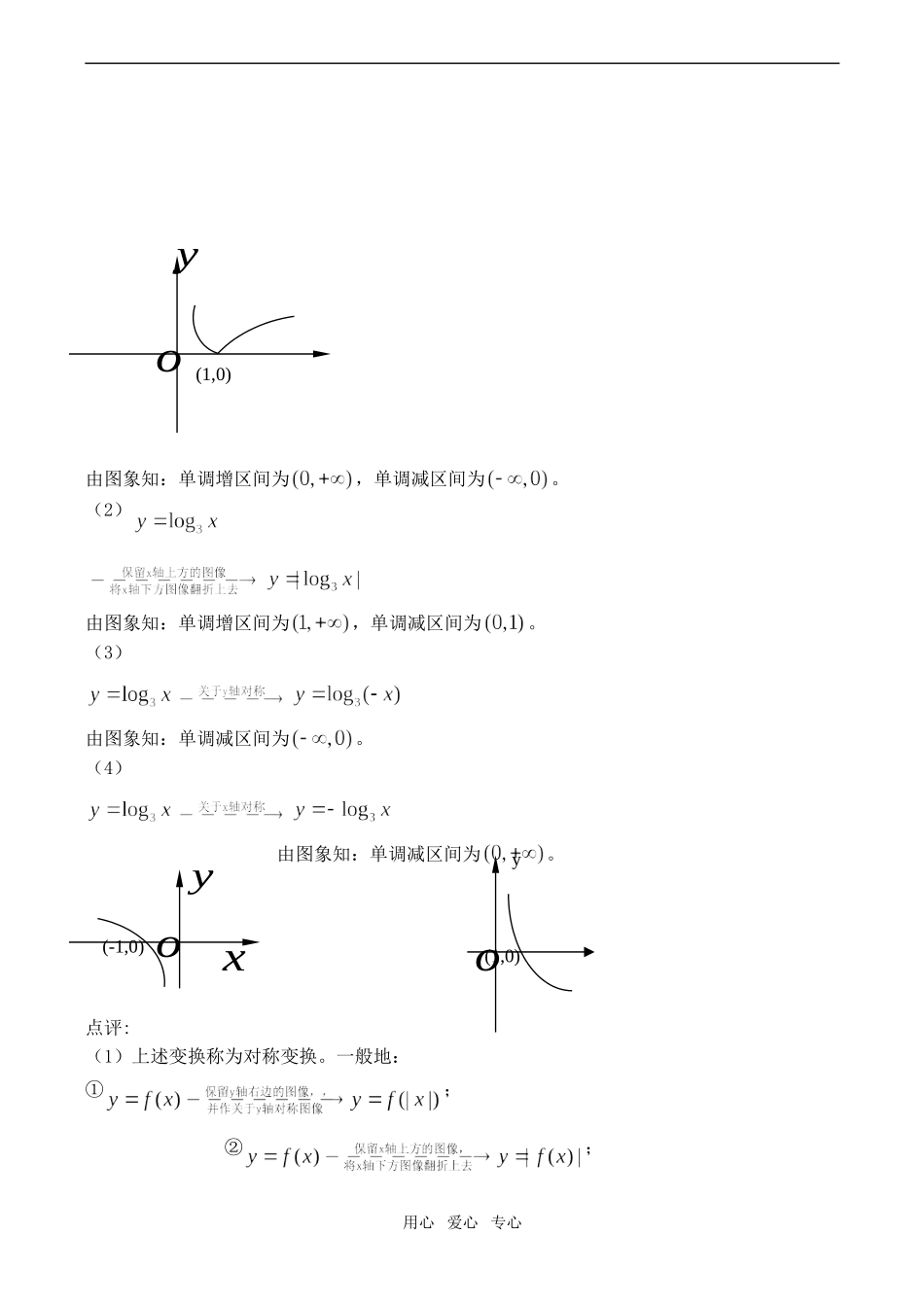 高一数学必修1 对数函数（2）_第2页