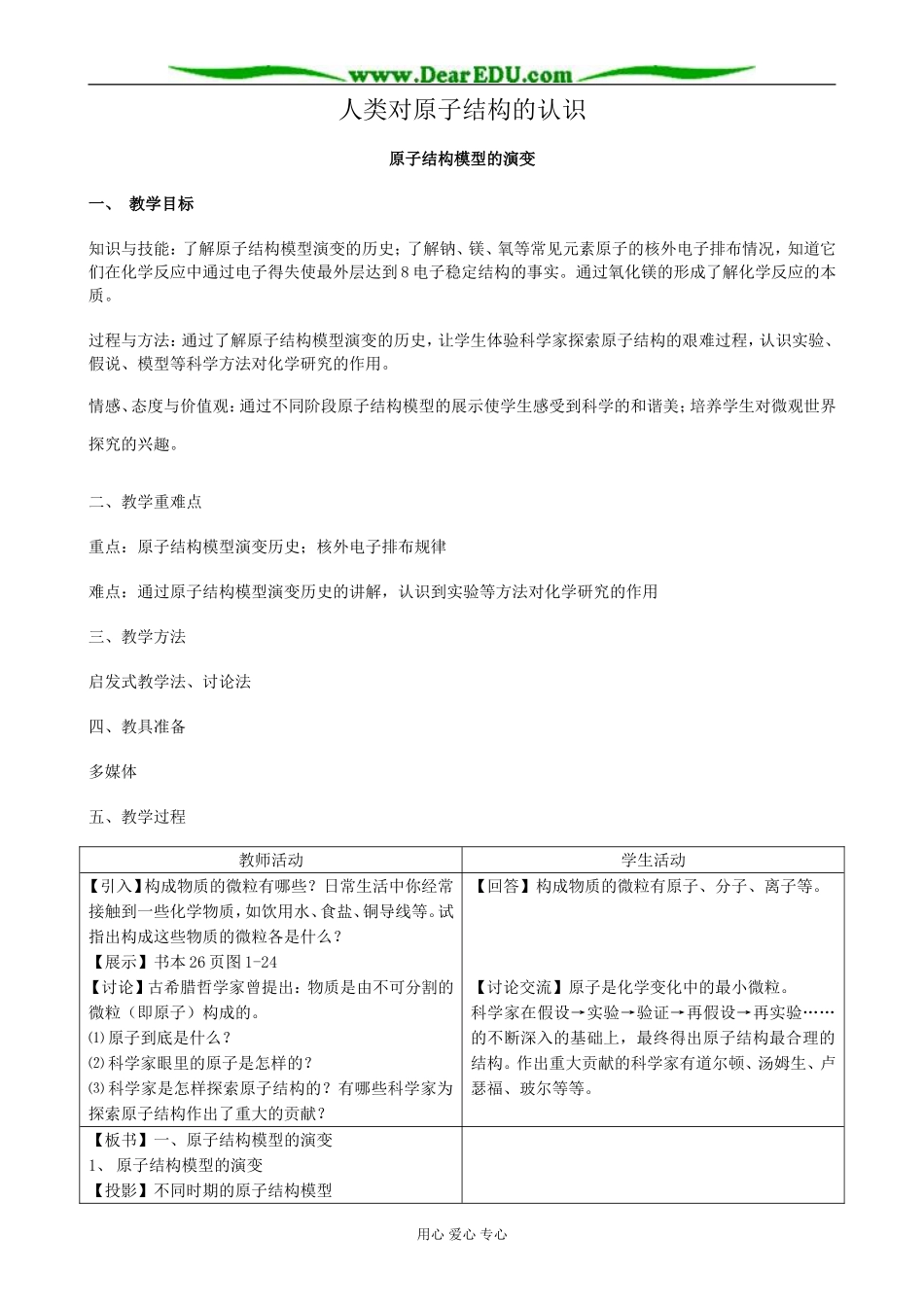苏教版高中化学必修1人类对原子结构的认识2_第1页