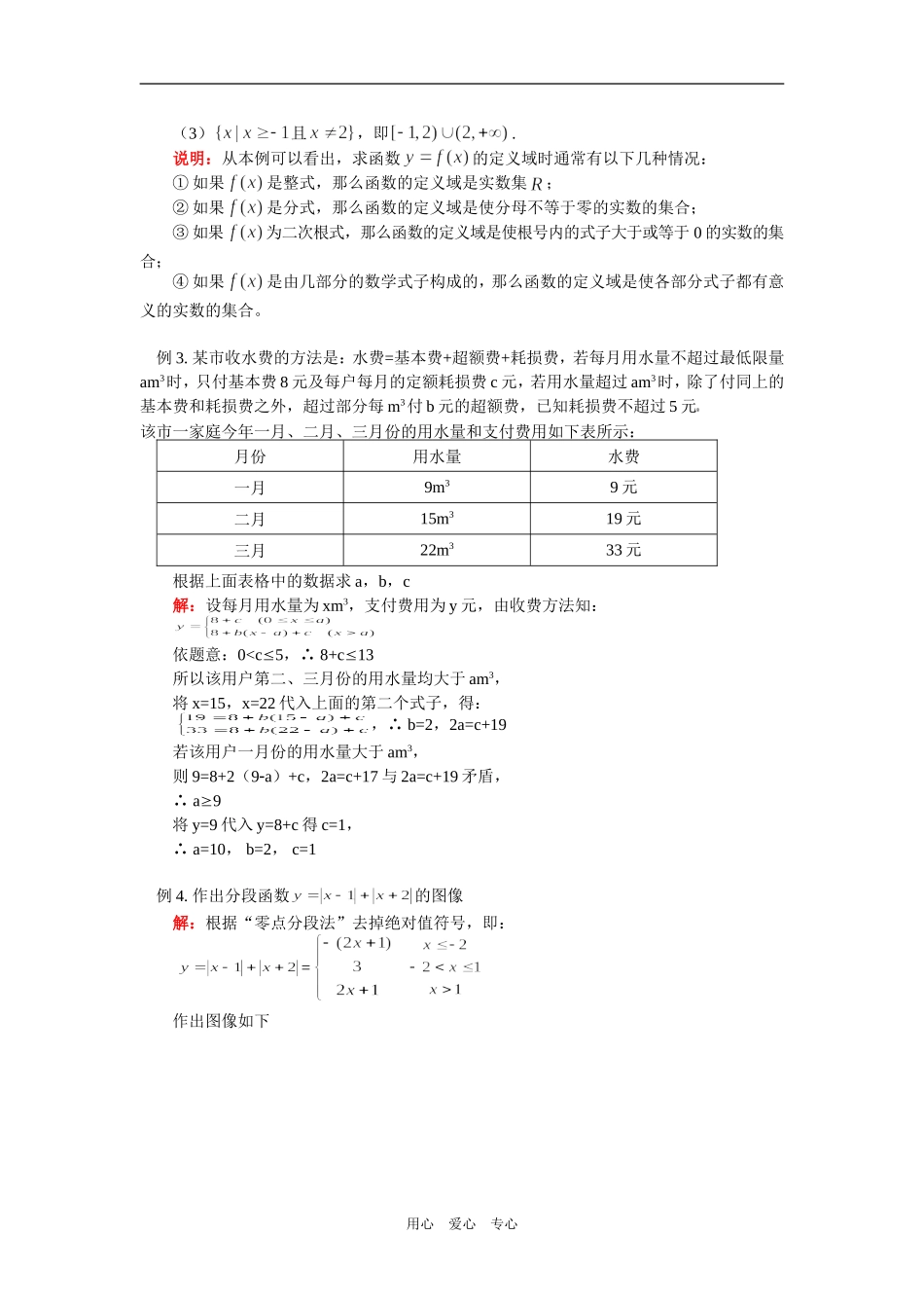 高一数学函数及函数的表示方法人教实验B版知识精讲_第3页