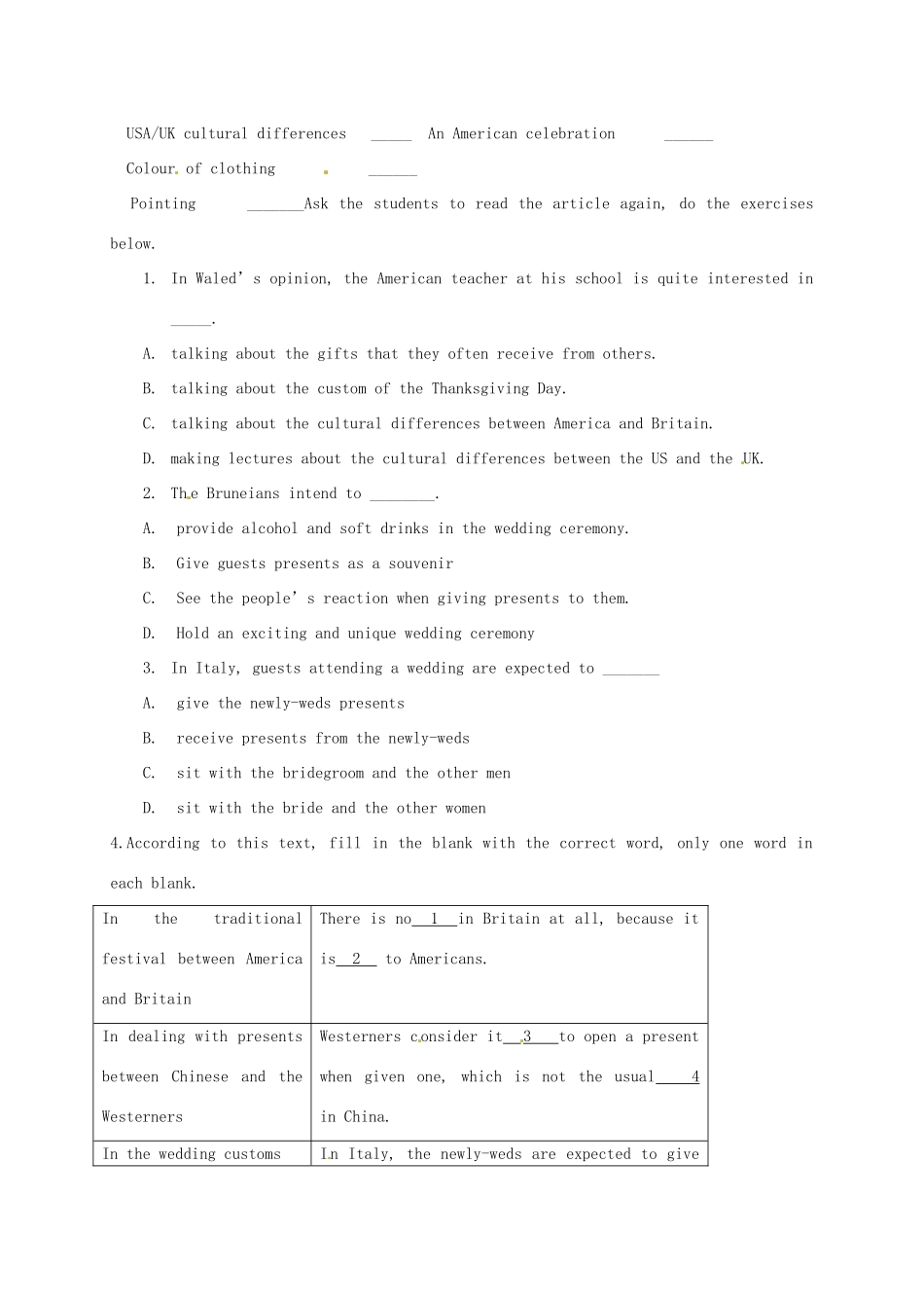 江苏省海头高级中学高中英语 unit3Reading1教案 新人教版选修6_第2页