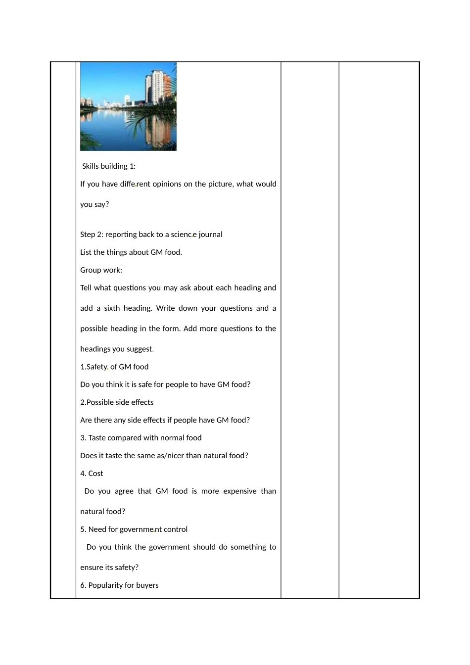 江苏省新沂市第二中学高中英语《Unit 3 Task (1)》教案 新人教版必修5_第3页