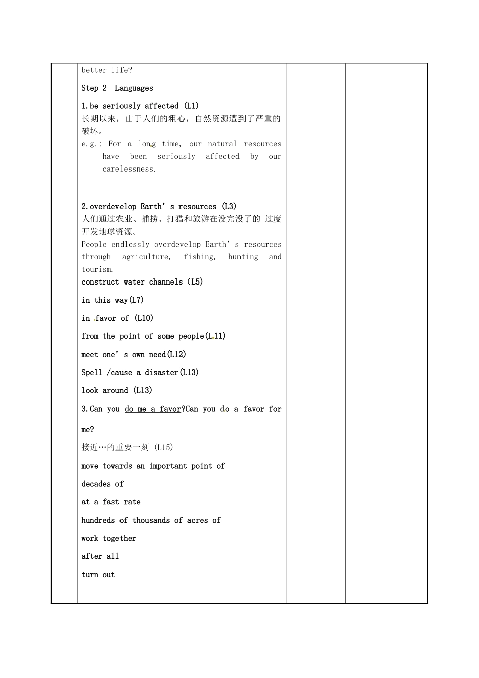 江苏省新沂市第二中学高中英语《Unit 3 Project (2)》教案 新人教版必修5_第2页