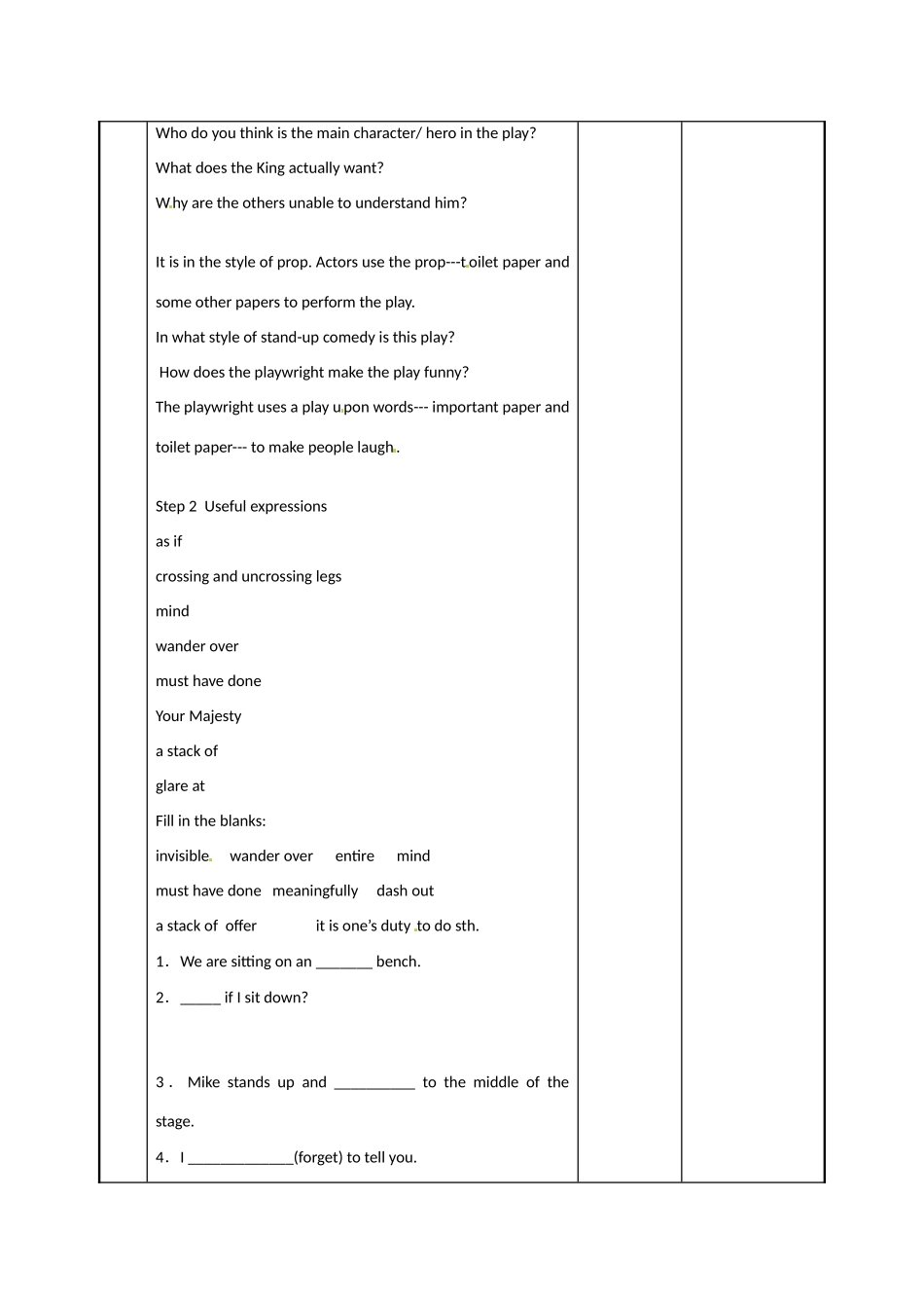 江苏省新沂市第二中学高中英语《Unit 1 Project (1)》教案 新人教版选修6_第2页