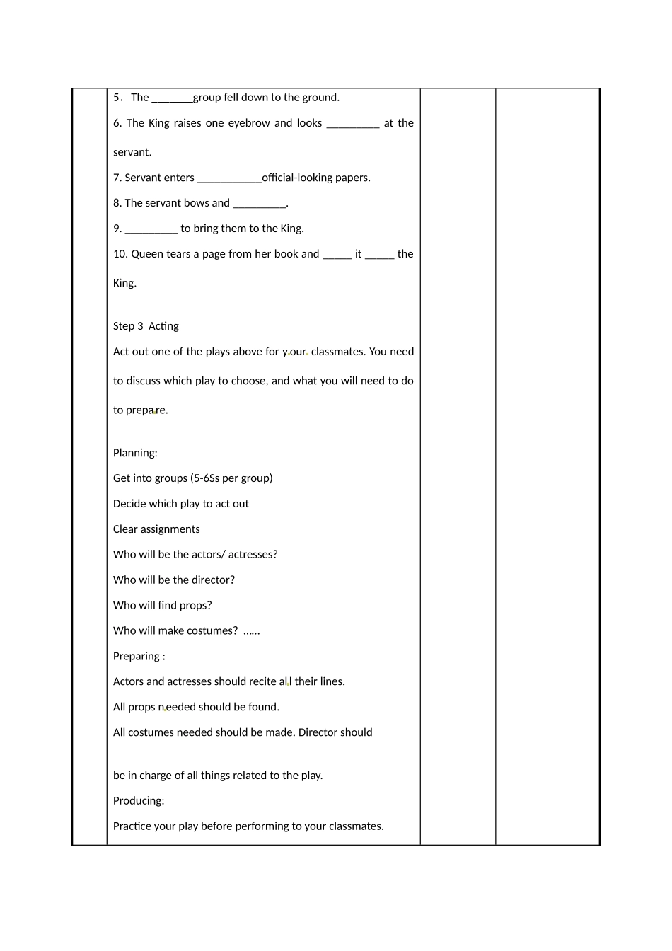 江苏省新沂市第二中学高中英语《Unit 1 Project (1)》教案 新人教版选修6_第3页