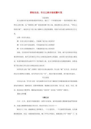 江苏省南京市建邺高级中学高三语文作文教案（6）