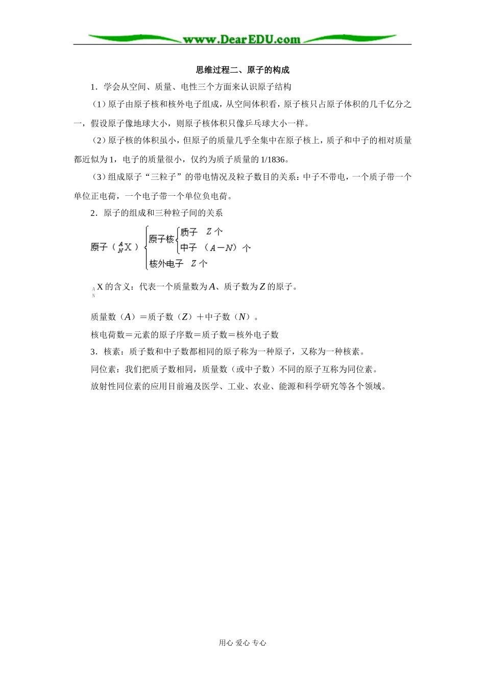 思维过程二、原子的构成_第1页