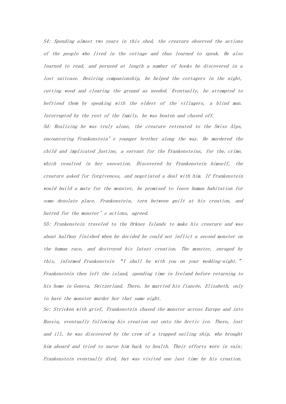 四川省宣汉中学2014高中英语 Module 5 Cloning The Second Period Speaking教案 外研版选修6_第3页