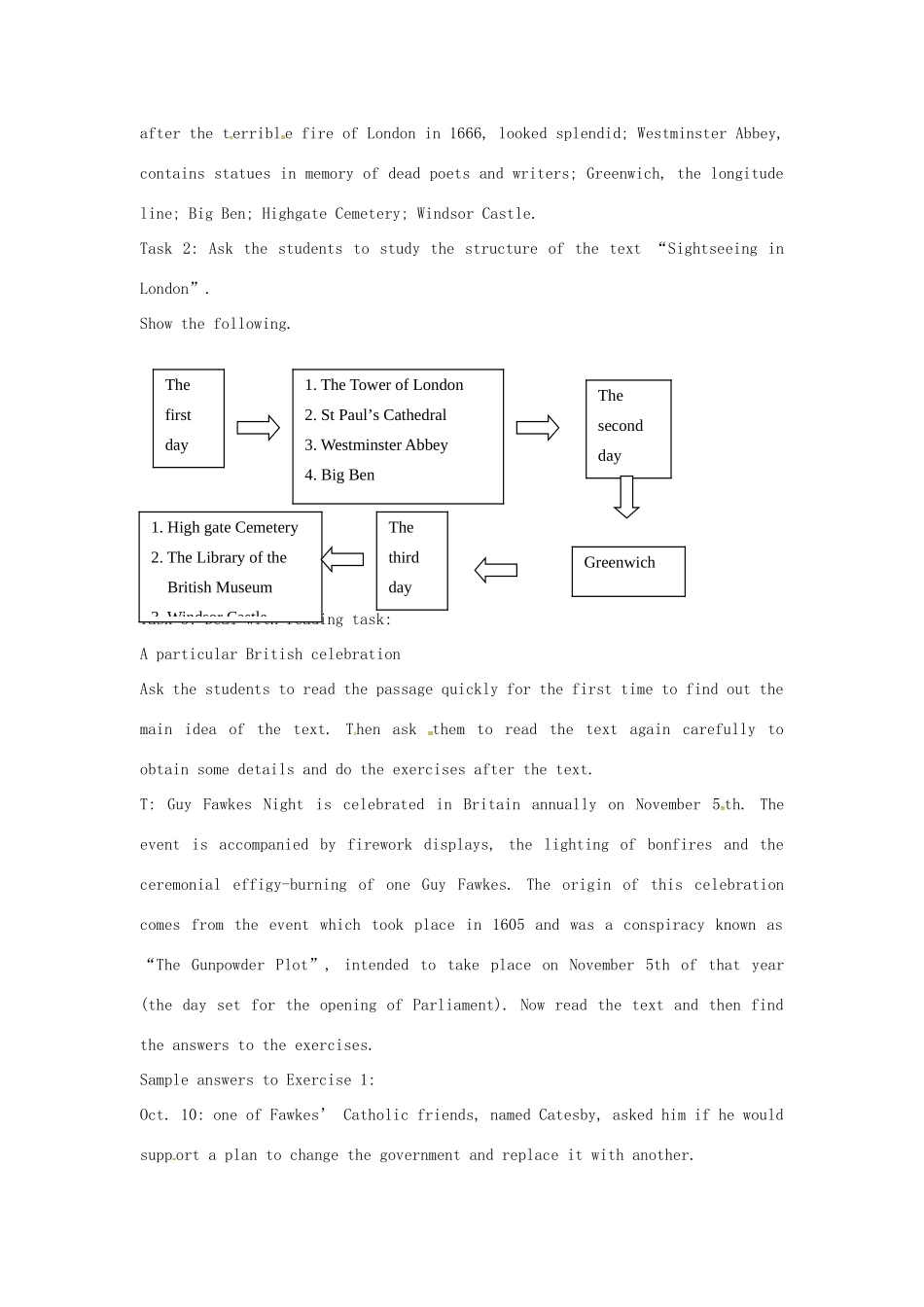 吉林省长春市第五中学2014年高中英语《Unit2 The United Kingdom The Third Period Extensive Reading》教案 新人教版必修5_第3页