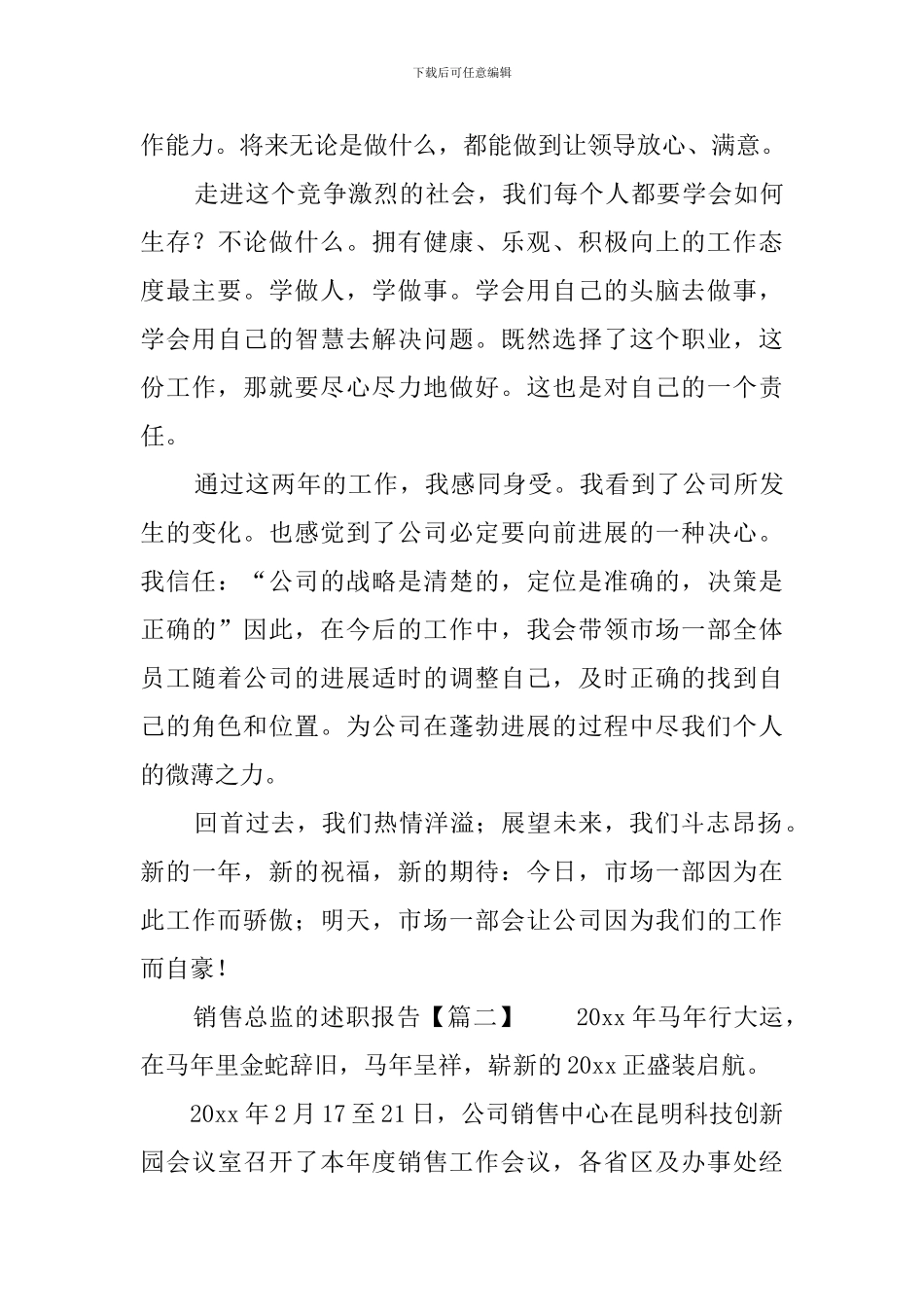 销售总监的述职报告_第3页