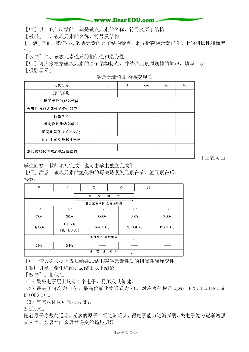 人教版高中化学第一册必修碳族元素2_第2页