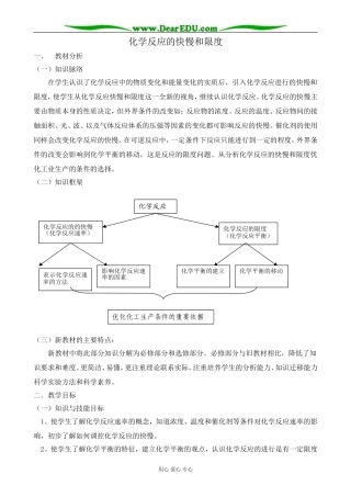 鲁科版高中化学必修2化学反应的快慢和限度1
