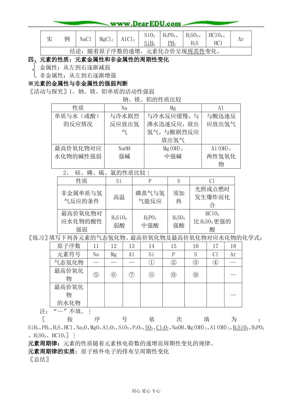 鲁科版高中化学必修2元素周期律1_第2页
