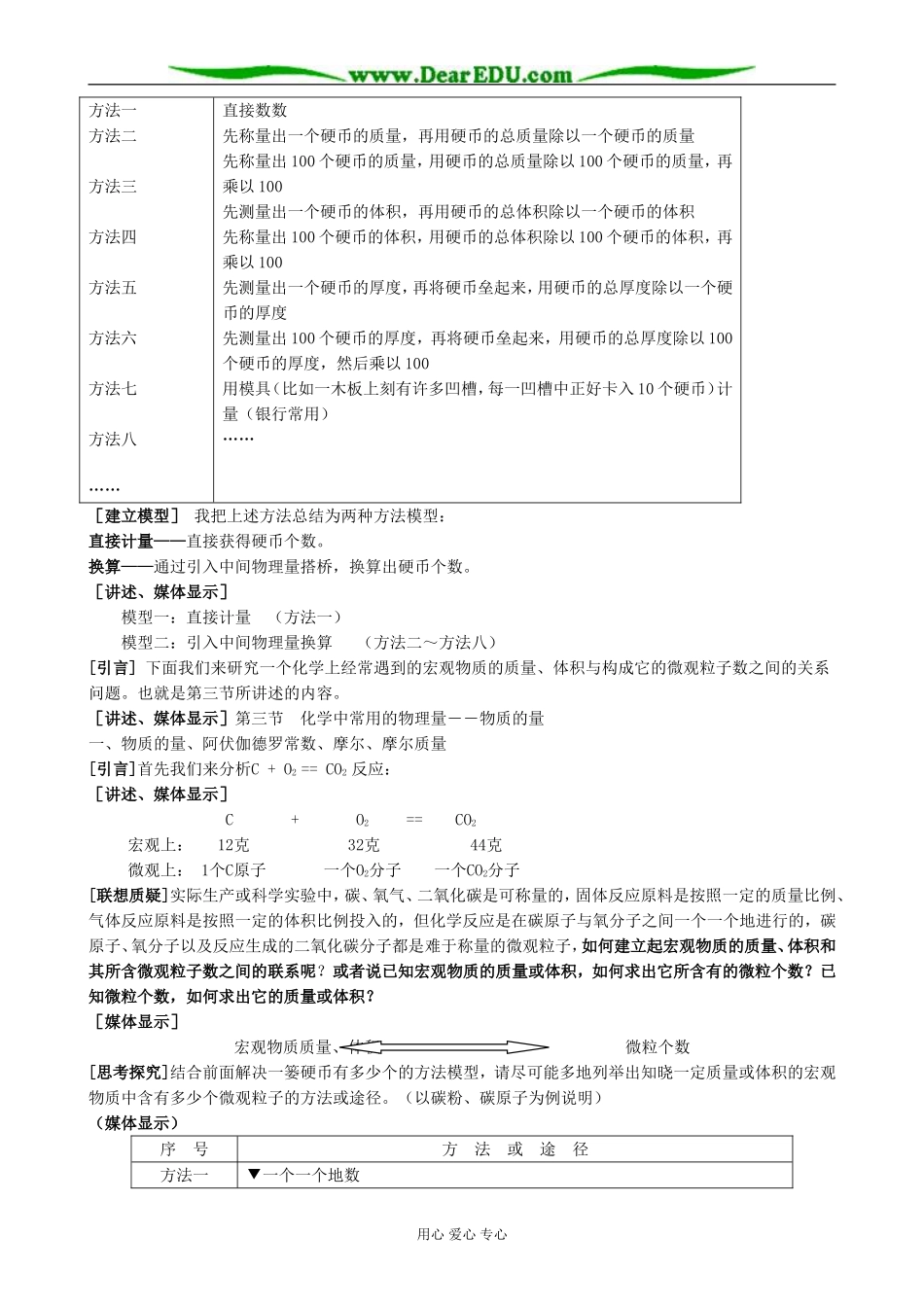 鲁科版高中化学必修1化学中常用的物理量 物质的量 第1课时_第2页