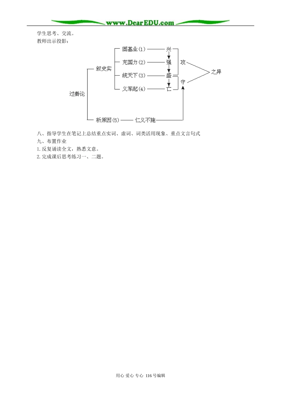 高中语文过秦论教案(1)人教版_第3页