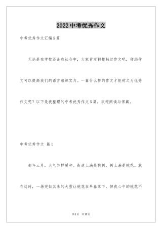 2024中考优秀作文_123