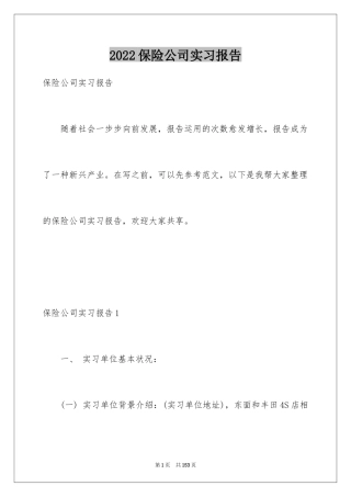 2024保险公司实习报告_50