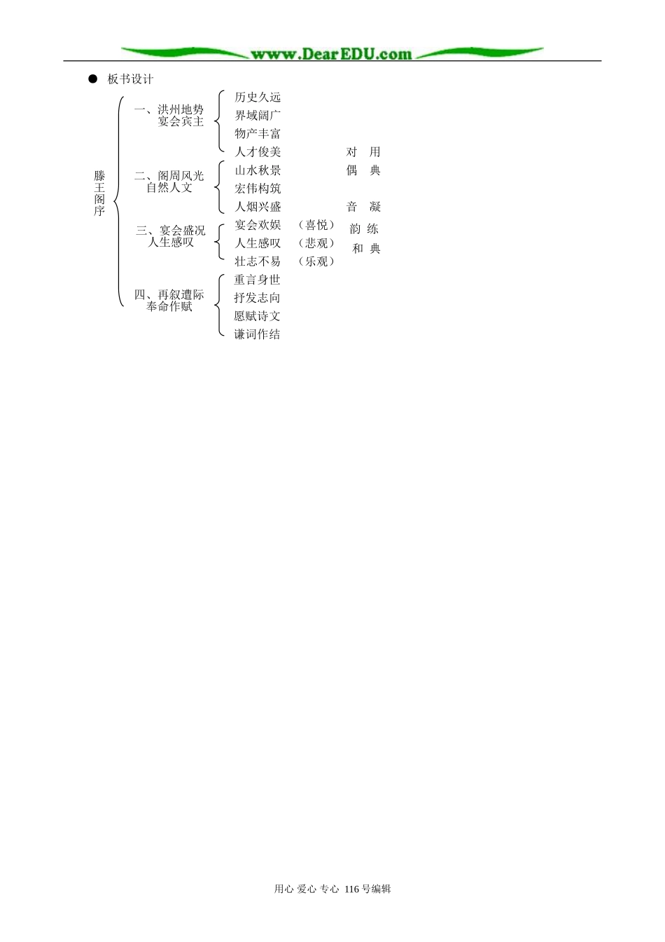高中语文滕王阁序教案(3)人教版_第3页