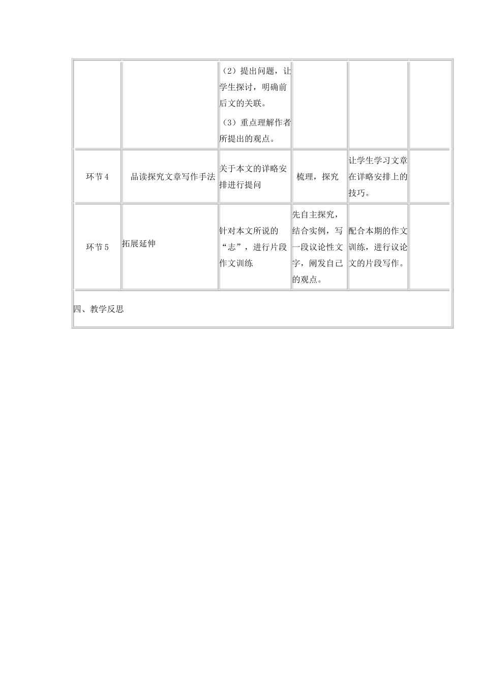 高中语文下学期第3周《游褒禅山记》教学设计-人教版高中全册语文教案_第3页