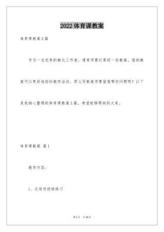 2024体育课教案_1