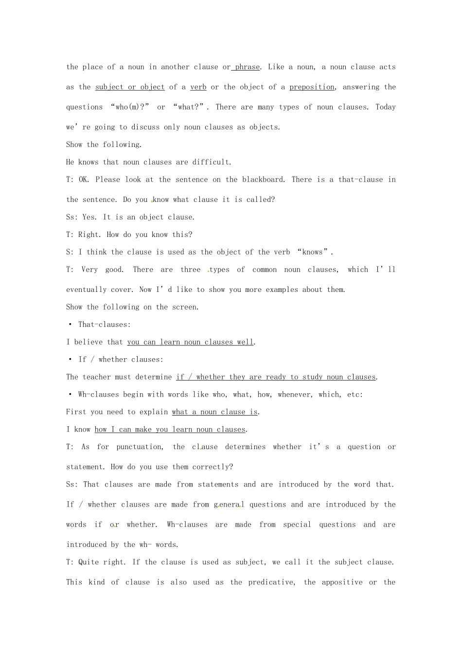 高中英语 Unit1第3课时 The Third Period Grammar教案 新人教版选修8_第2页