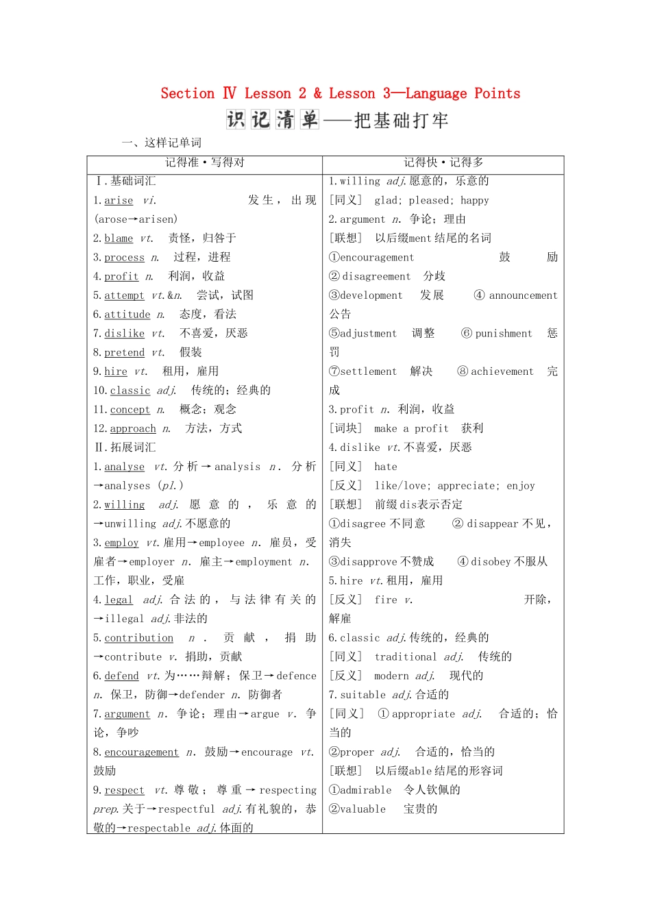 高中英语 Unit 11 The Media Section Ⅳ Lesson 2  Lesson 3—Language Points教案（含解析）北师大版必修4-北师大版高一必修4英语教案_第1页