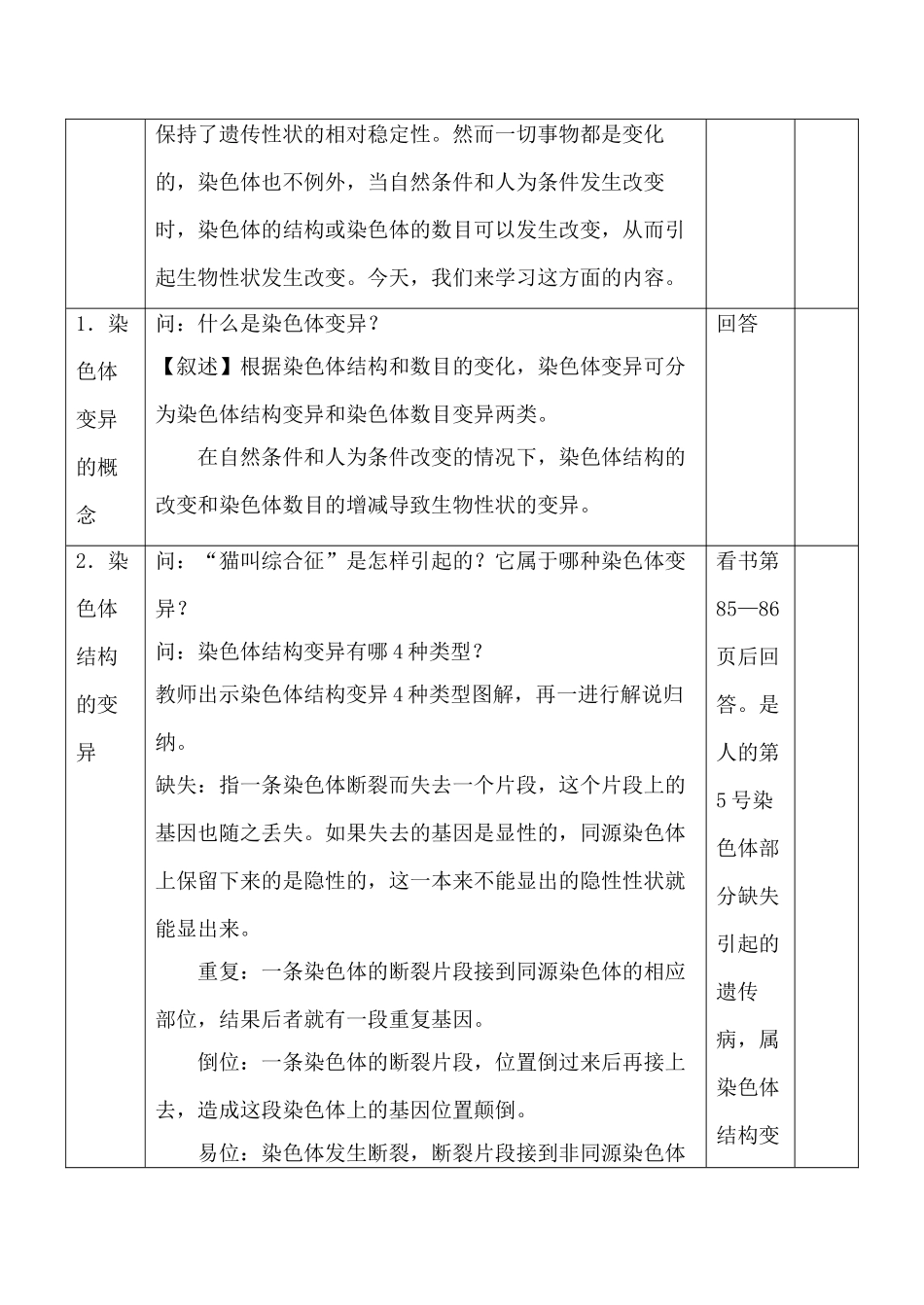 高中生物人教版必修2染色体变异2_第2页