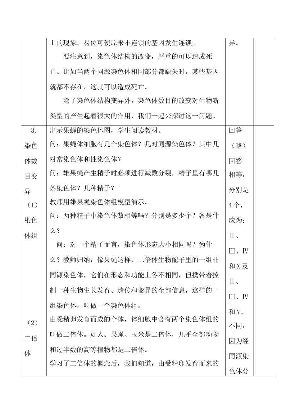 高中生物人教版必修2染色体变异2_第3页