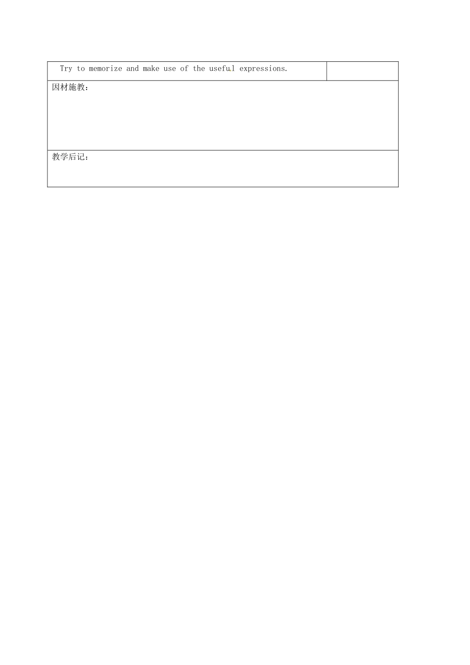 高三英语一轮复习 第4周 Unit 5 Music教学设计-人教版高三全册英语教案_第2页