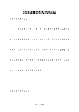 2024业务员个人年终总结_4