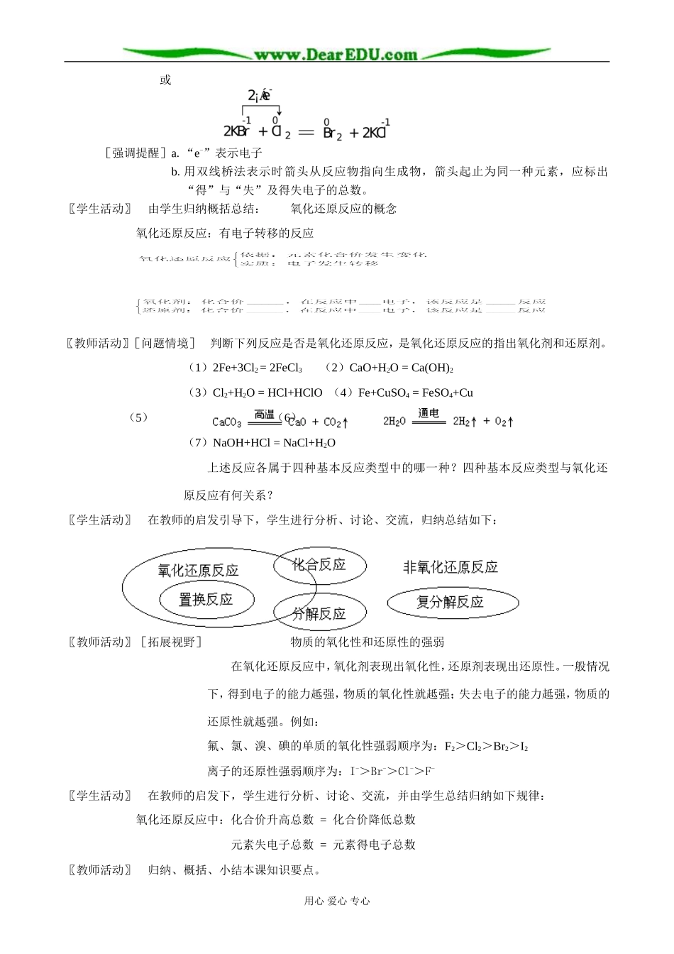 苏教版高中化学必修1氧化还原反应_第2页