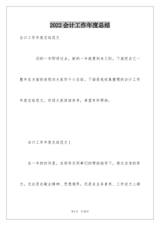 2024会计工作年度总结_1