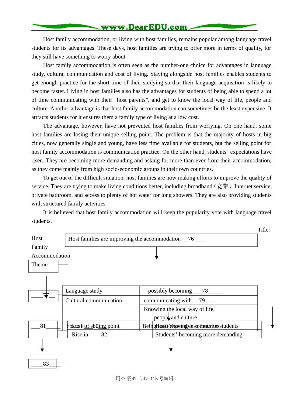 牛津英语高二模块8单元2execise for reading选修八_第2页