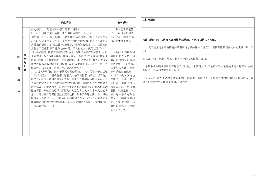 甘肃省金昌市第一中学高中语文《林教头风雪山神庙》学案3 新人教版必修5_第2页