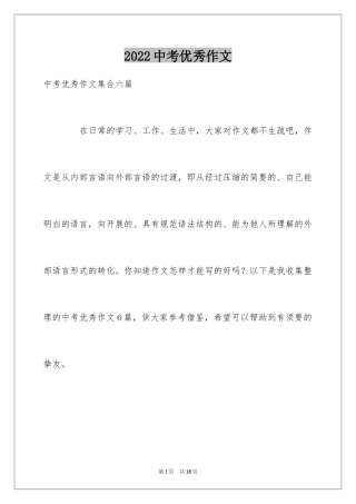 2024中考优秀作文_74