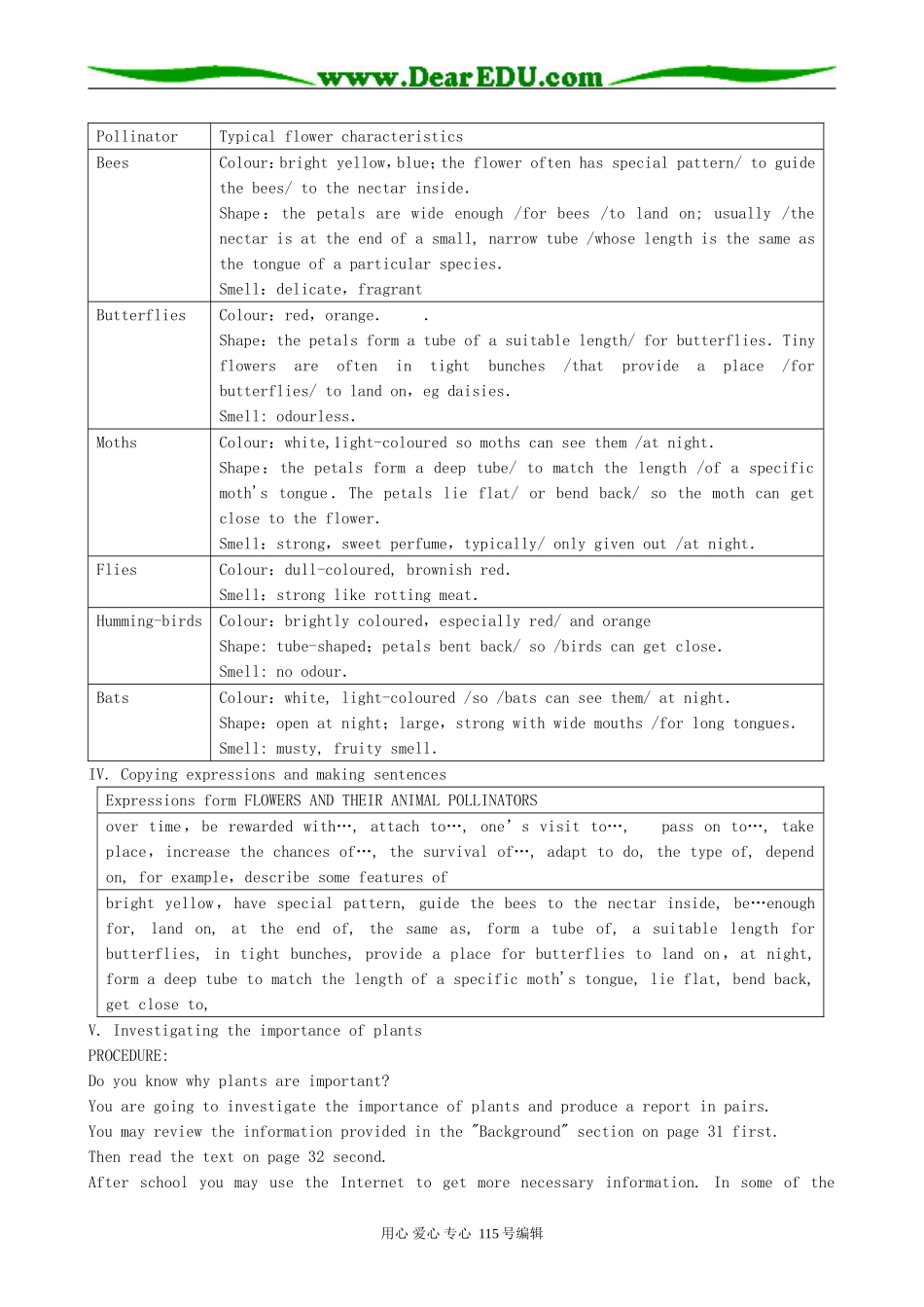 牛津版高中英语选修9Unit 4 Exploring plants-using language_第3页
