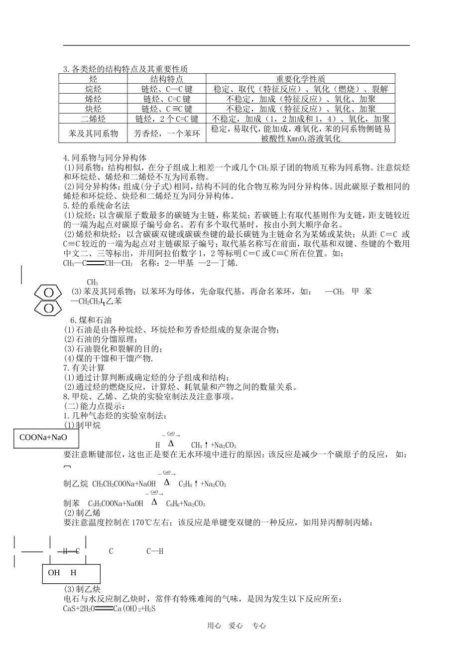 湖北省黄冈第一轮高三化学_第十章烃教案 新人教版_第2页
