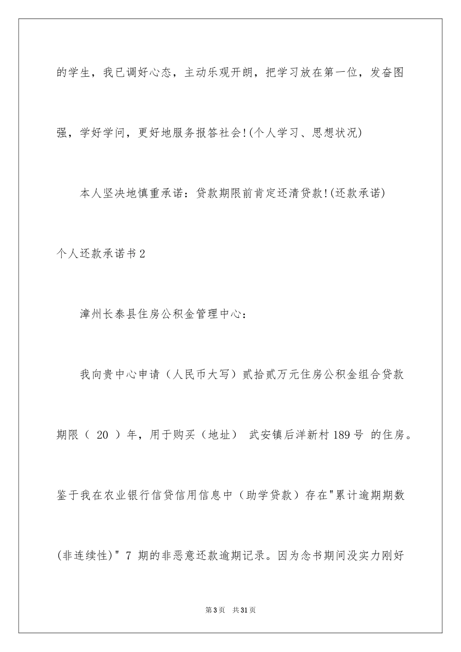 2024个人还款承诺书_25_第3页