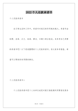 2024个人还款承诺书_25