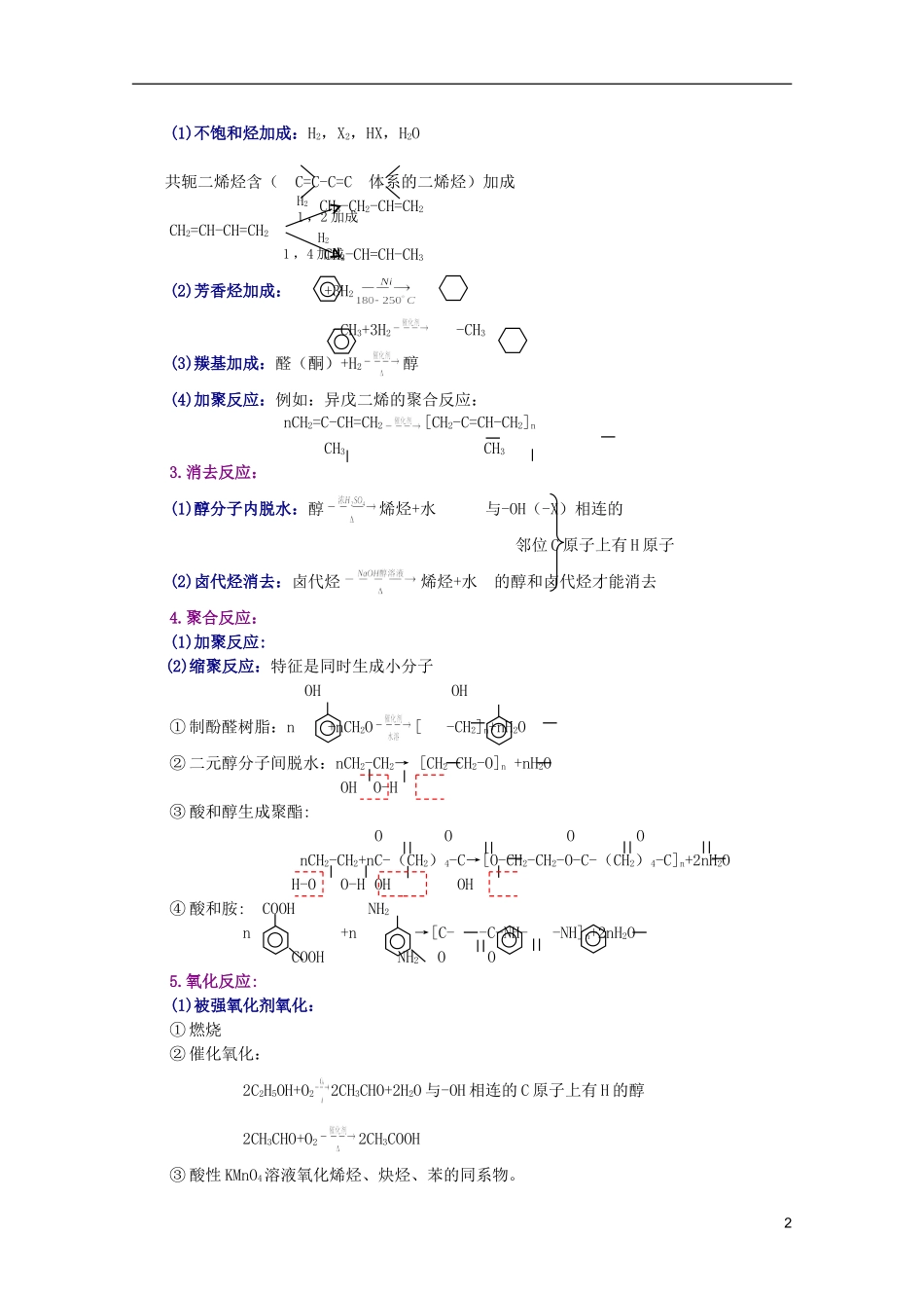 江西省乐安一中高三化学 32有机化合物（二）培优教案_第2页