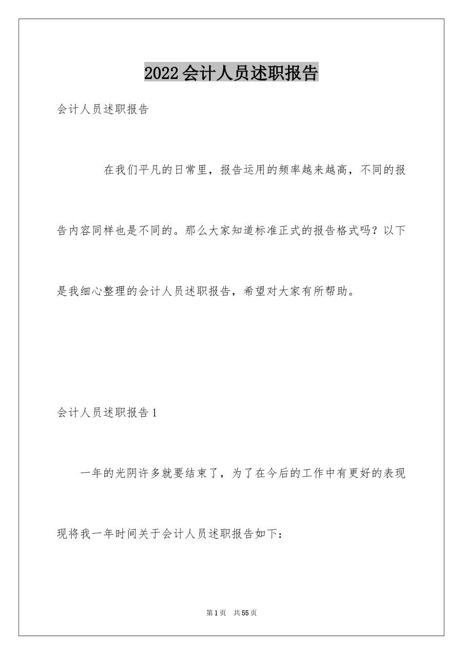 2024会计人员述职报告_1_第1页