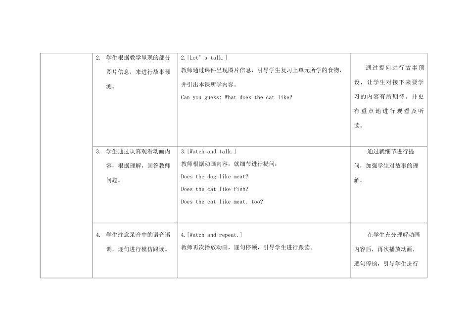 春三年级英语下册 Module 5 Unit 2 Does your mum go to work on Saturdays教案 外研版（三起）-外研版小学三年级下册英语教案_第2页