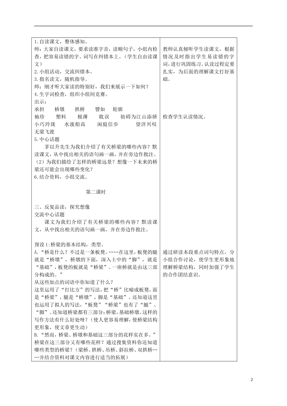 六年级语文下册 桥梁远景图1教案 冀教版_第2页