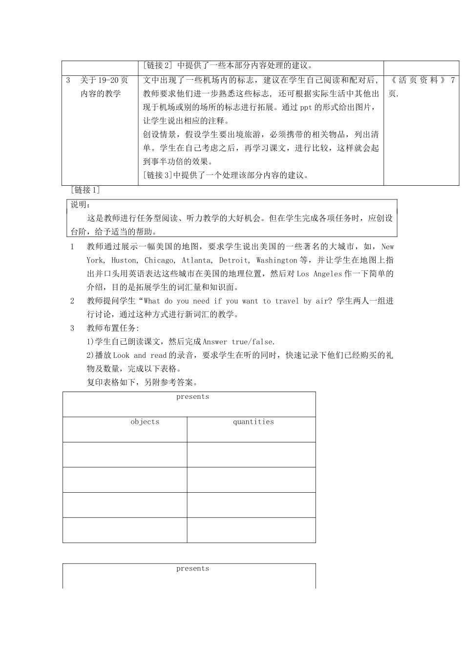 六年级英语下册 Unit 2《At the airport》教案 牛津上海版（一起）-牛津上海版小学六年级下册英语教案_第3页