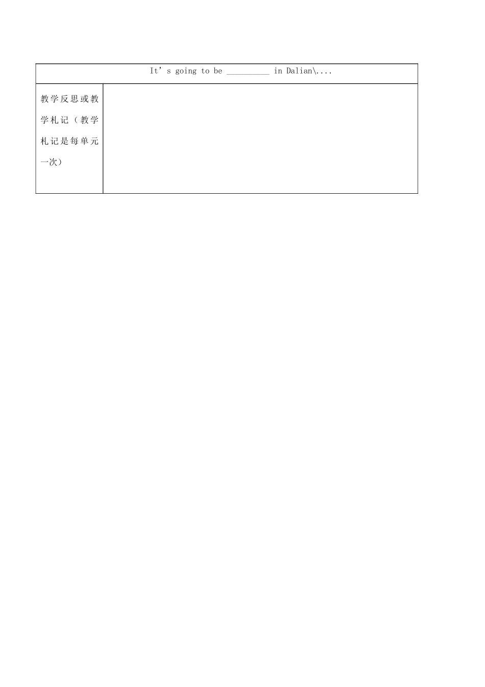 六年级英语下册 Module 2 Unit 2 It will snow in Harbin教案 外研版（三起）-外研版小学六年级下册英语教案_第3页