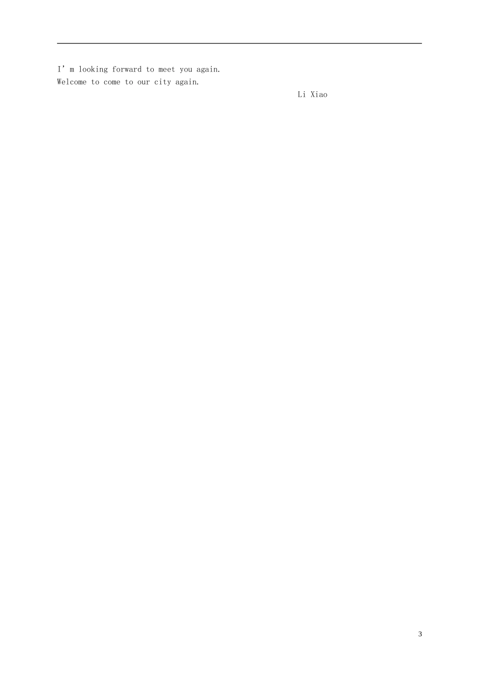 六年级英语下册 Lesson 5教案 陕旅版_第3页